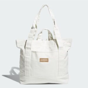 New Adidas White Canvas Tote Bag